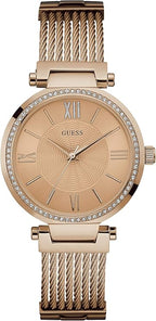Guess Womens Analogue Watch Soho with Stainless Steel Strap