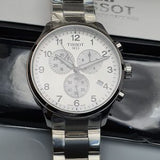 TISSOT Men’s Quartz Swiss Made Stainless Steel Silver Dial 45mm Watch T116.617.11.037.00