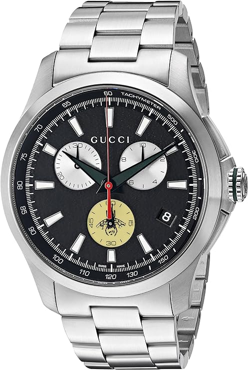 Gucci Swiss Quartz Stainless Steel Dress Silver-Toned Men's Watch(Model: YA126267) Hover Image