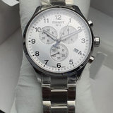 TISSOT Men’s Quartz Swiss Made Stainless Steel Silver Dial 45mm Watch T116.617.11.037.00