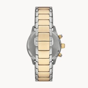 Emporio Armani Men’s Quartz Two-tone Stainless Steel Black Dial 43mm Watch AR11521 Main Image