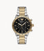 Emporio Armani Men’s Quartz Two-tone Stainless Steel Black Dial 43mm Watch AR11521