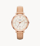 Jacqueline Sand Leather Watch