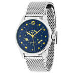 Gucci G-Timeless Moonphase Silver Mesh Bracelet Blue Dial Quartz Watch for Gents – GUCCI YA126328