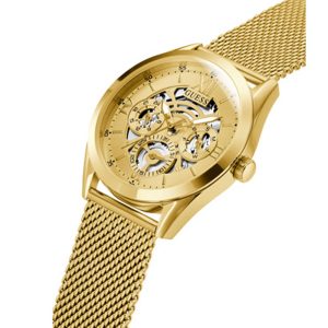 Guess Men’s Quartz Gold Stainless Steel Gold Dial 42mm Watch GW0368G2