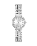 Guess Gala Silver Stainless Steel Silver Dial Quartz Watch for Ladies - GW0401L1