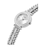 Guess Gala Silver Stainless Steel Silver Dial Quartz Watch for Ladies - GW0401L1