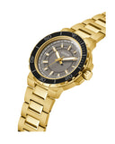 GOLD TONE CASE GOLD TONE STAINLESS STEEL WATCH