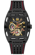 GUESS Phoenix Black Rubber Multifunction GW0857G1