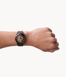 Fossil Everett Analog Black Dial Men's Watch-ME3207