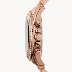 Michael Kors Women’s Quartz Stainless Steel Rose Gold Dial 39mm Watch MK5263
