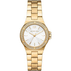 Michael Kors Mini-Lennox Three-Hand Gold-Tone Stainless Steel Watch MK7278