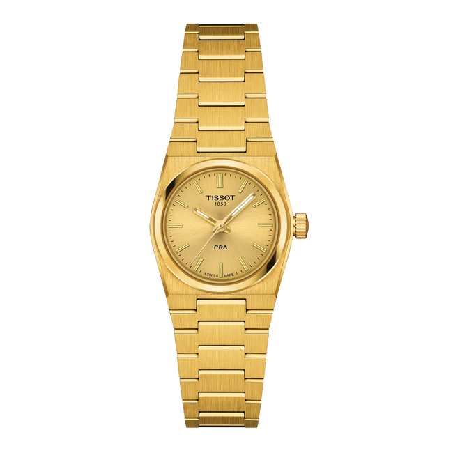 PRX Quartz Champagne Dial Yellow Gold PVD Steel Women's Watch T137.010.33.021.00 Hover Image