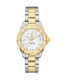 Tag Heuer Aquaracer Two-tone Stainless Steel White Mother of Pearl Dial Quartz Watch for Ladies- WBD1320.BB0320