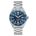 Tag Heuer Formula 1 Men’s Automatic Swiss Made Silver Stainless Steel Blue Dial 43mm Watch WAZ2015.BA0842
