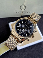 Michael Kors Men’s Quartz Stainless Steel Black Dial 45mm Watch MK8286