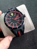 Ferrari Men's 0830245 REDREV Analog Display Quartz Black Watch