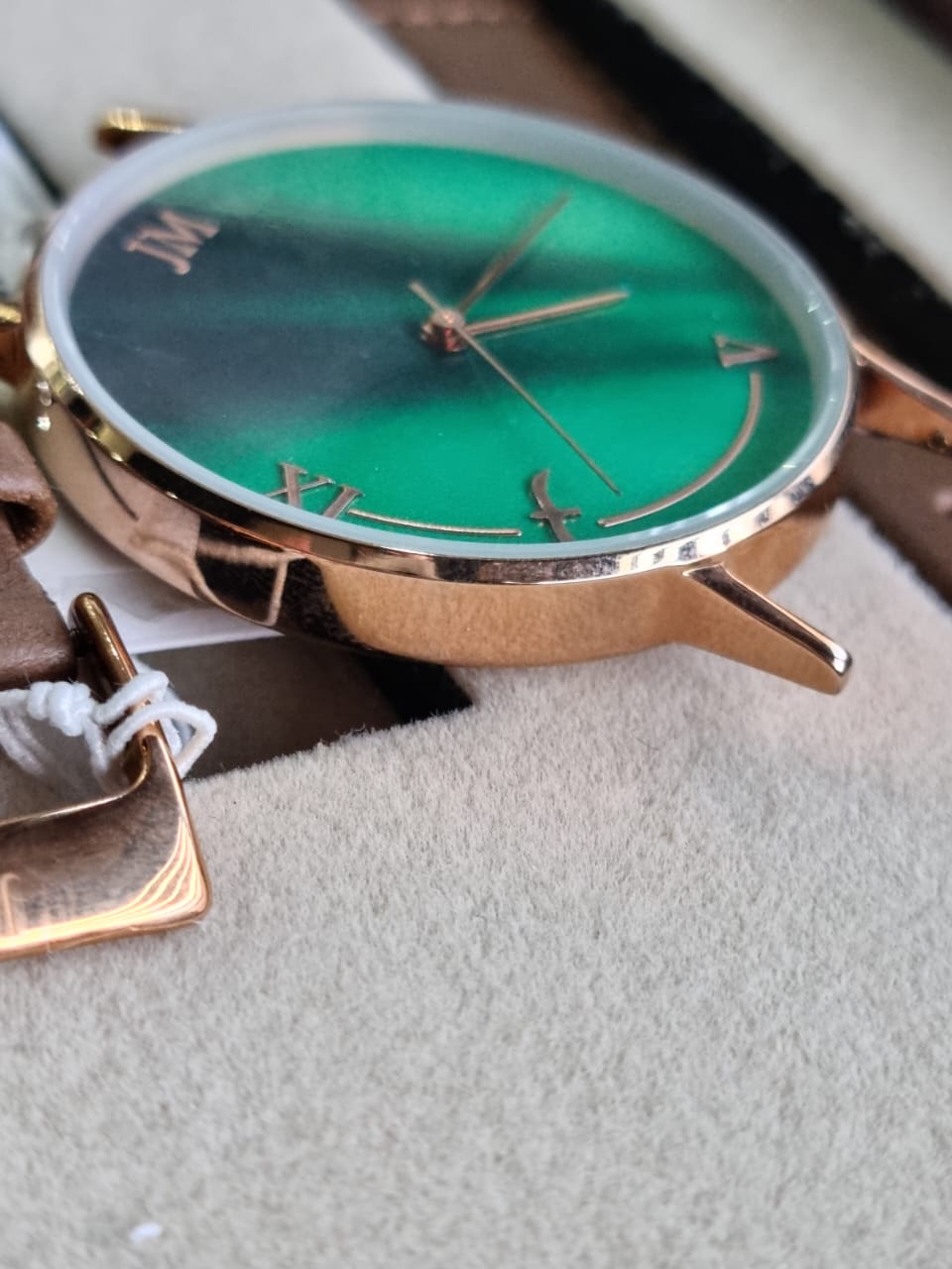 Jm Green Dial Ladies Watch