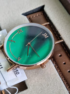 Jm Green Dial Ladies Watch