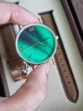 Jm Green Dial Ladies Watch