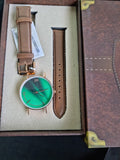 Jm Green Dial Ladies Watch