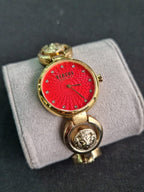 Versus Versace Golden Casing Red Dial
