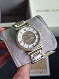 Michael Kors Women’s Quartz Stainless Steel Mother of Pearl Dial 38mm Watch MK3332