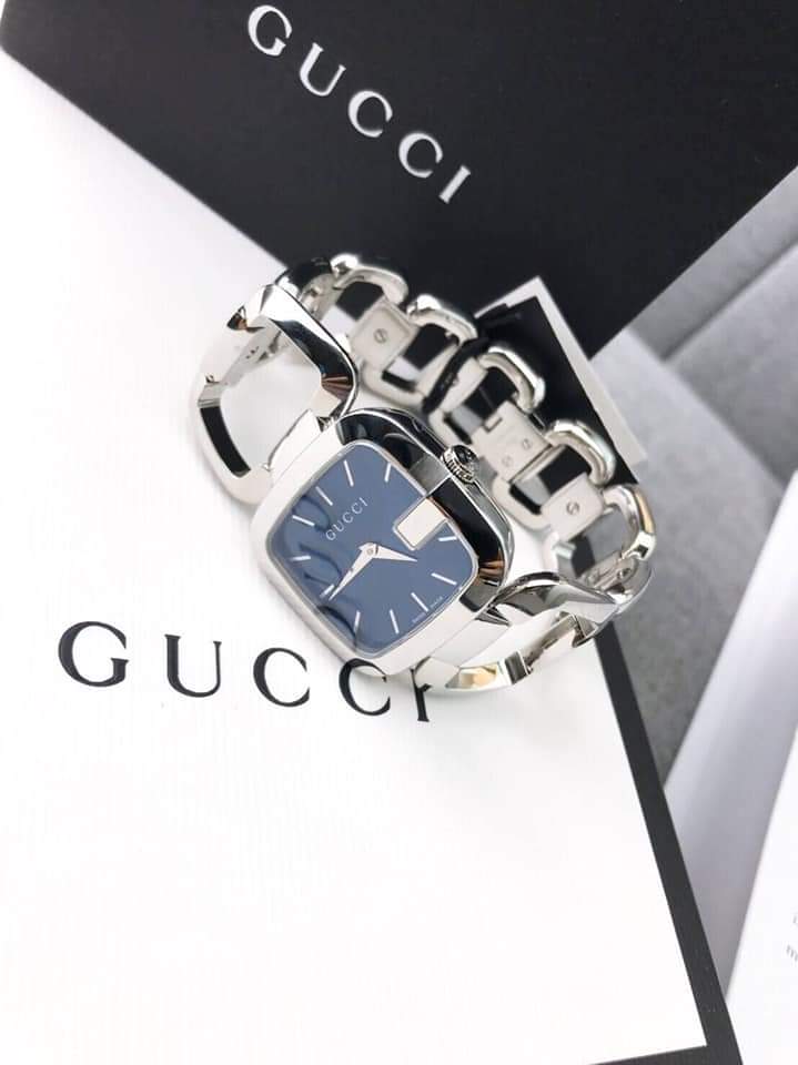 GUCCIG- Class Blue Dial Stainless Steel Ladies Watch Ya125508