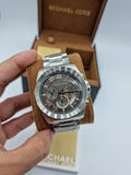 Michael Kors Men’s Chronograph Quartz Stainless Steel Grey Dial 44mm Watch MK8609