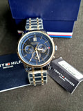 Tommy Hilfiger 1791981 Men’s Quartz Two-Tune Stainless Steel Blue Dial 44mm Watch
