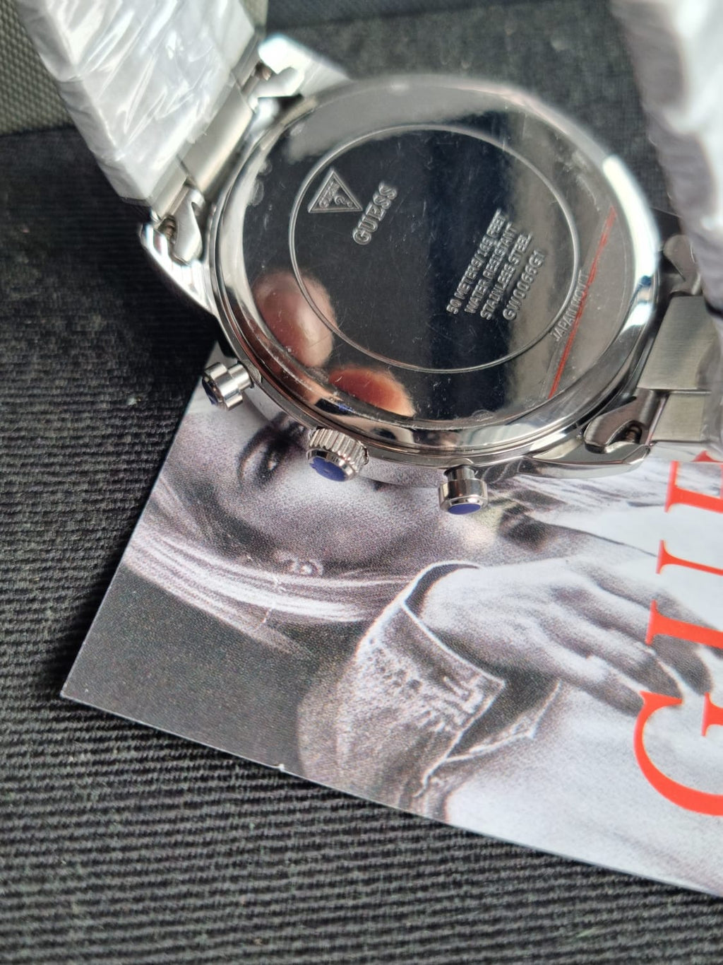 GUESS Analog Silver Dial Men's Watch-GW0066G1