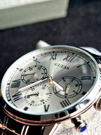 GUESS Analog Silver Dial Men's Watch-GW0066G1