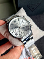 GUESS Analog Silver Dial Men's Watch-GW0066G1