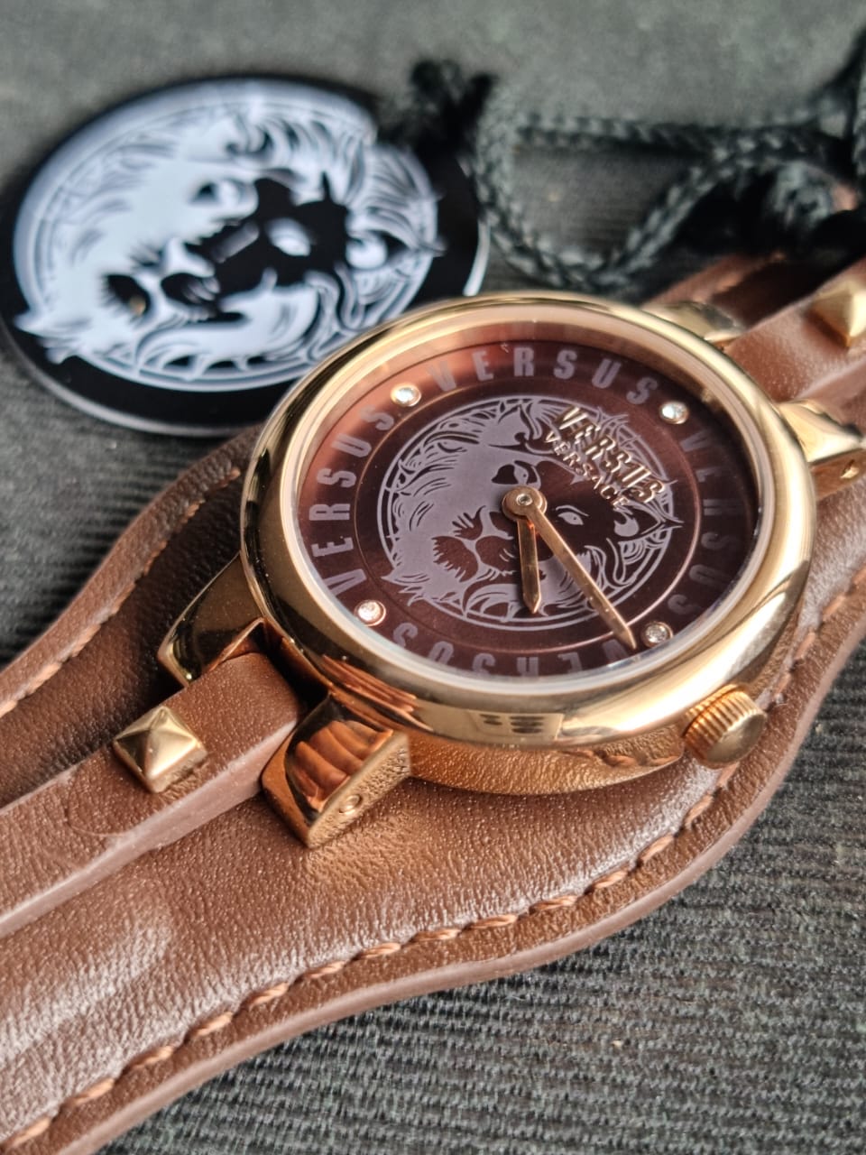 VERSUS VERSACE Maroon Dial Ladies Watch
