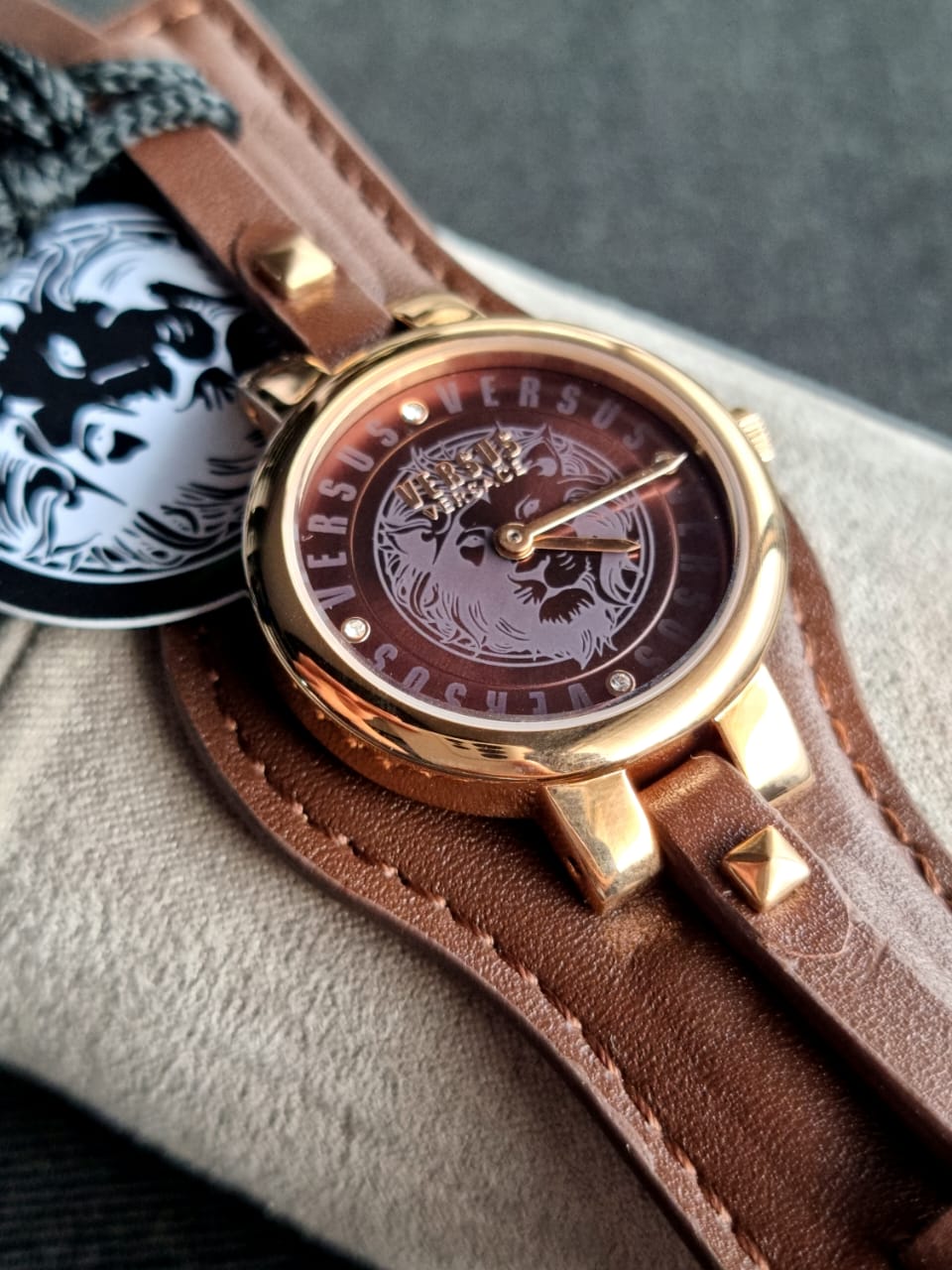 VERSUS VERSACE Maroon Dial Ladies Watch