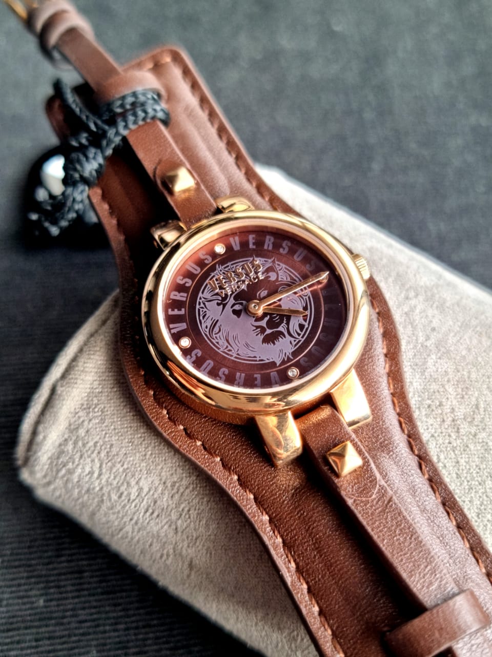 VERSUS VERSACE Maroon Dial Ladies Watch