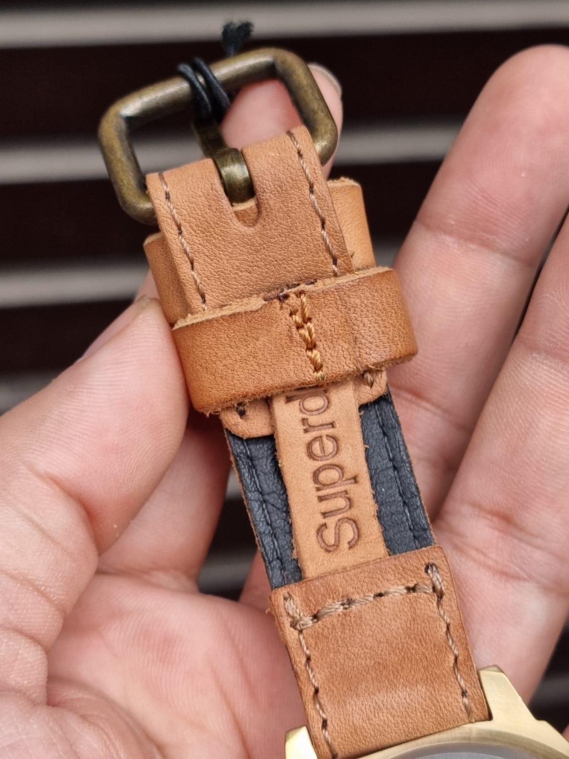 Superdry Brown Leather Brown Dial 38mm Quartz Watch  SYL117TG