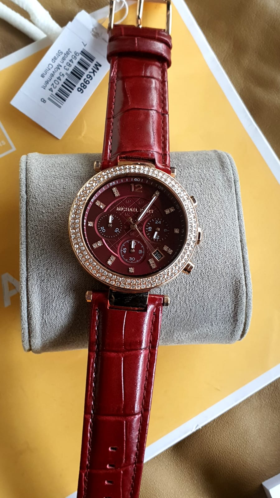 Ladies Watches Michael Kors Leather Band Women's Watch