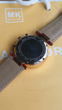 Michael Kors Women’s Quartz Leather Strap Red Dial 39mm Watch MK6986