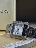 Michael Kors Emery Silver Stainless Steel Silver Dial Quartz Watch for Ladies – MK3289