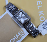 Michael Kors Emery Silver Stainless Steel Silver Dial Quartz Watch for Ladies – MK3289