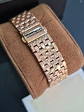 Michael Kors Women’s Quartz Rose Gold Stainless Steel Red Dial 39mm Watch MK3378