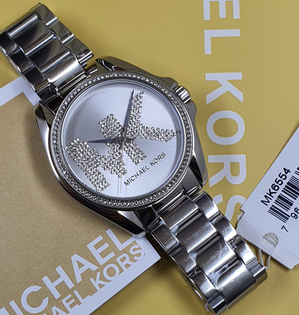 Michael Kors MK6554 Casual Watch For Women, Stainless Steel