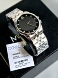 Movado Men’s Quartz Swiss Made Stainless Steel Black Dial 40mm Watch 0606878