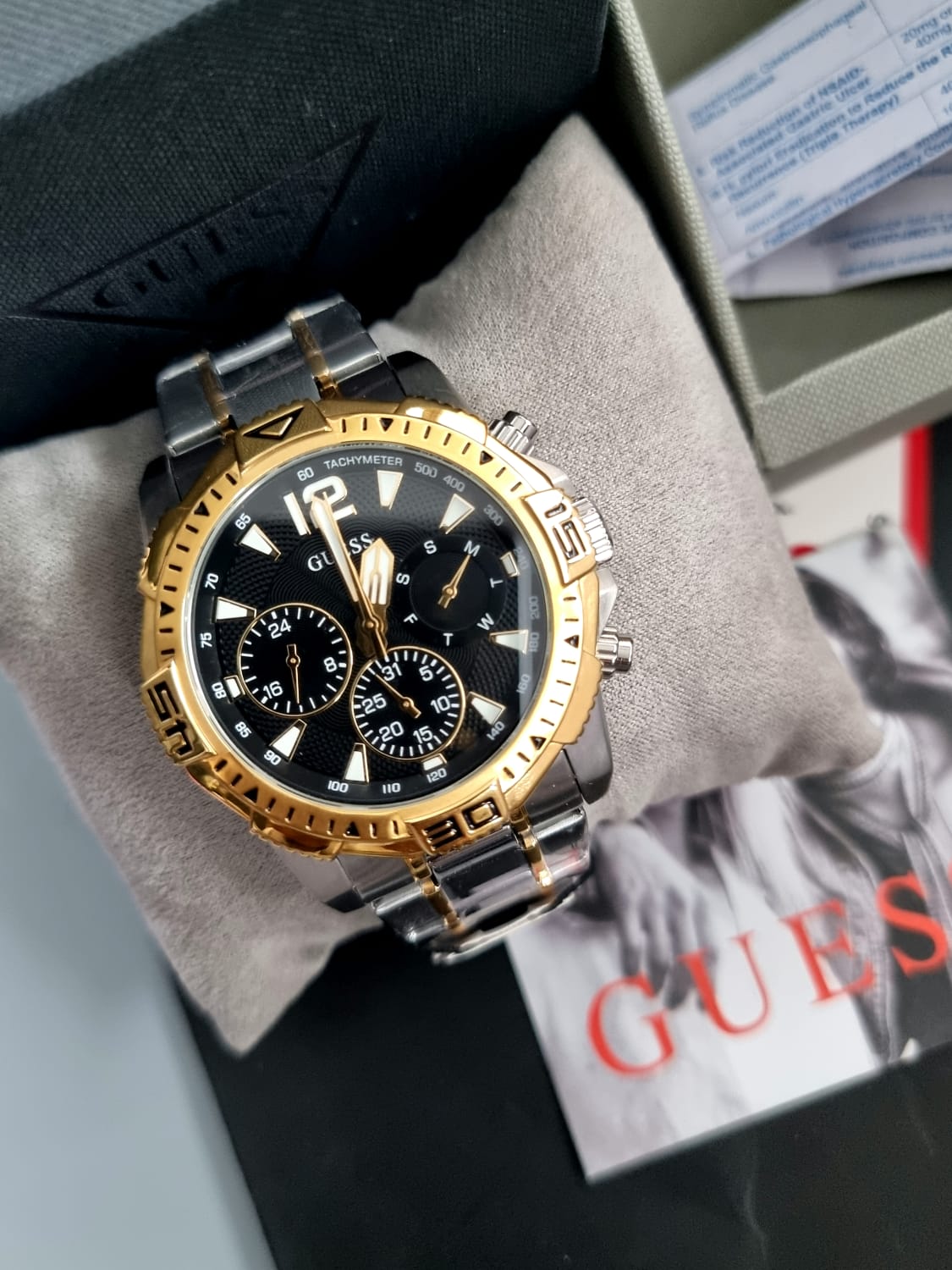 Guess commander watch Clearance