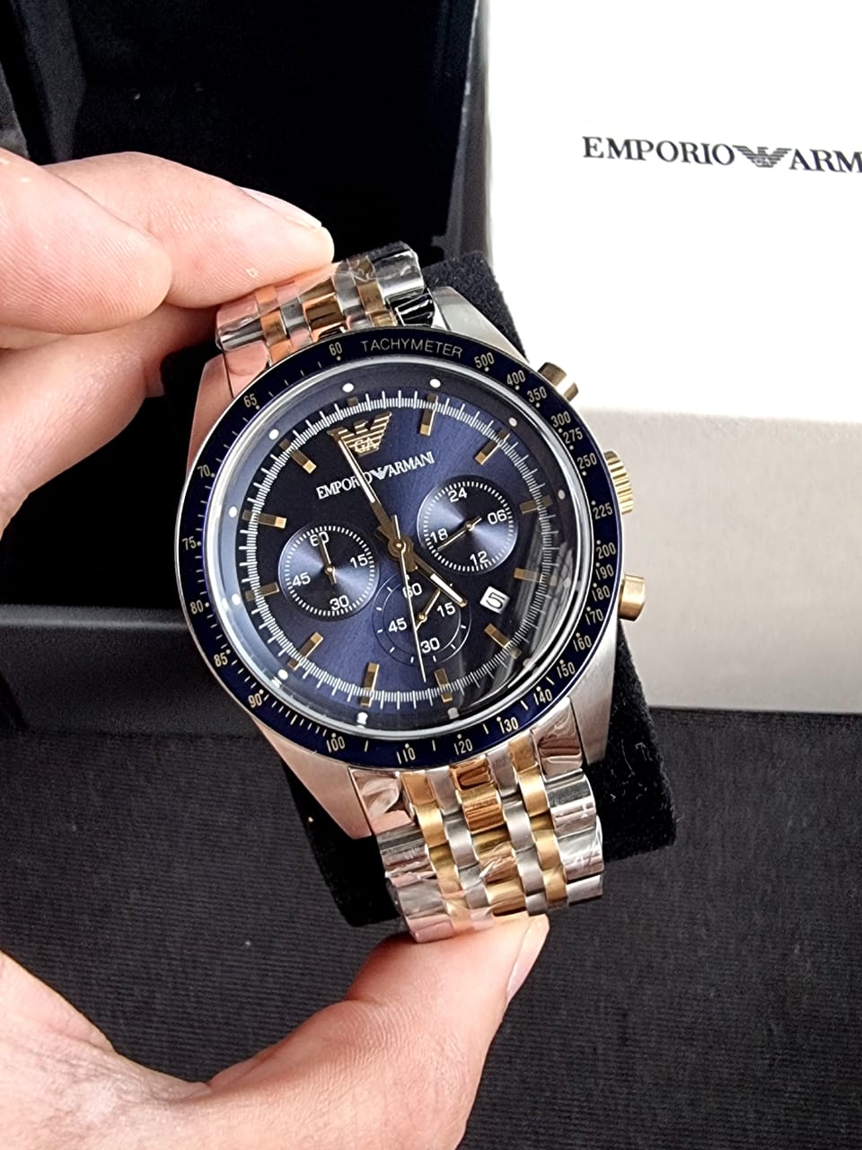 Emporio Armani Men’s Analogue Quartz Stainless Steel 46mm Watch AR6088
