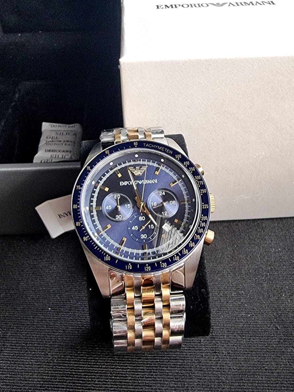 Emporio Armani Men’s Analogue Quartz Stainless Steel 46mm Watch AR6088