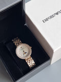 Emporio Armani Rosa Analog Mother of Pearl Dial Women's Watch-AR11462