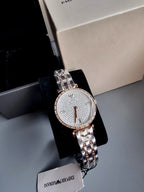 Emporio Armani Women’s Analog Stainless Steel Silver Dial 32mm Watch AR11293 s