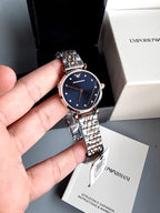 Emporio Armani Women’s Quartz Stainless Steel Silver 32mm Watch AR11092
